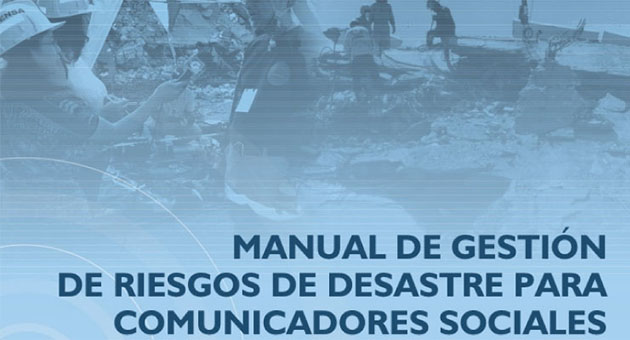 Portada del manual de la UNESCO para cubrir desastres