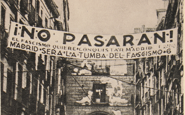 Cartel contra las tropas sublevadas, Madrid (1936) | Autor: Wikimedia Commons/CC.