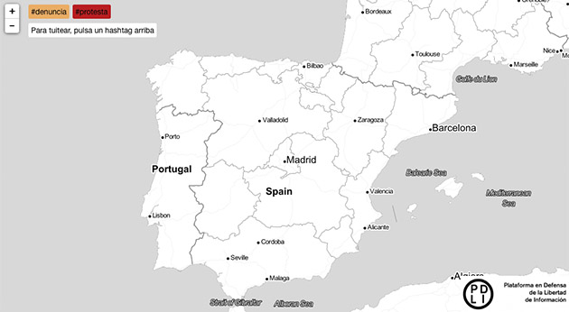 Mapea muestra las denuncias presentadas por los usuarios en un mapa