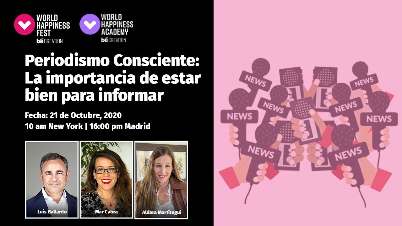Seminario online sobre el bienestar de los periodistas