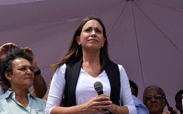 Mara Corina Machado en una intervencin pblica | CC Carlos Daz